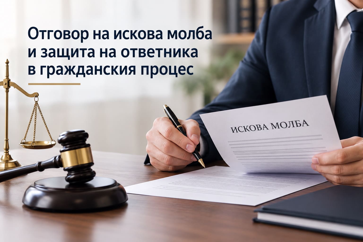 Отговор на искова молба и защита на ответника в гражданския процес