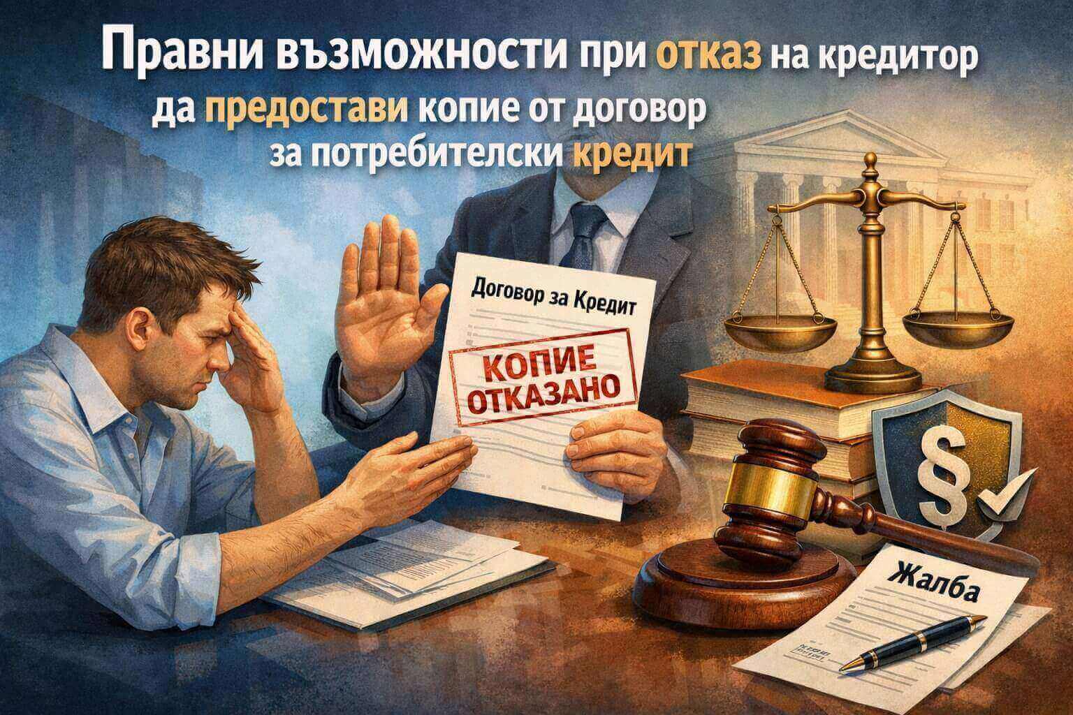 Изгубен договор за кредит
